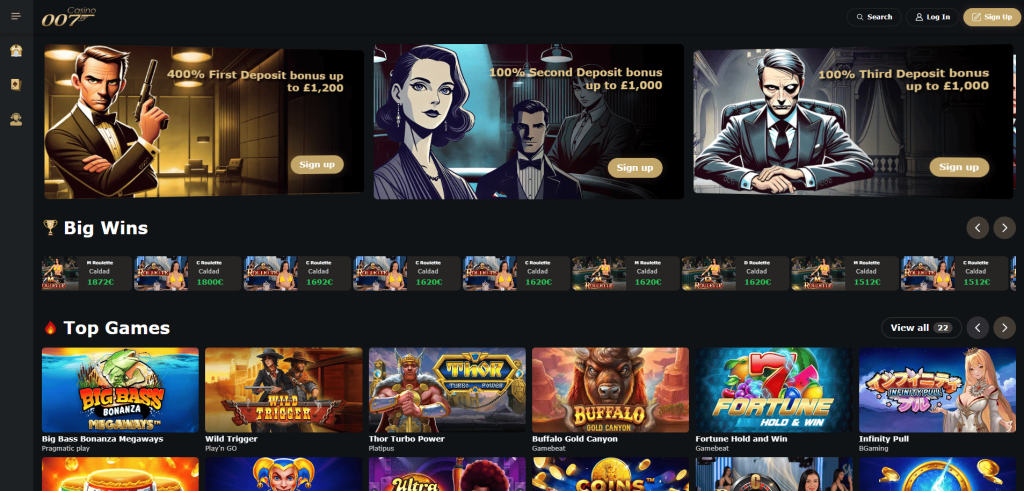 Casino 007 screenshot