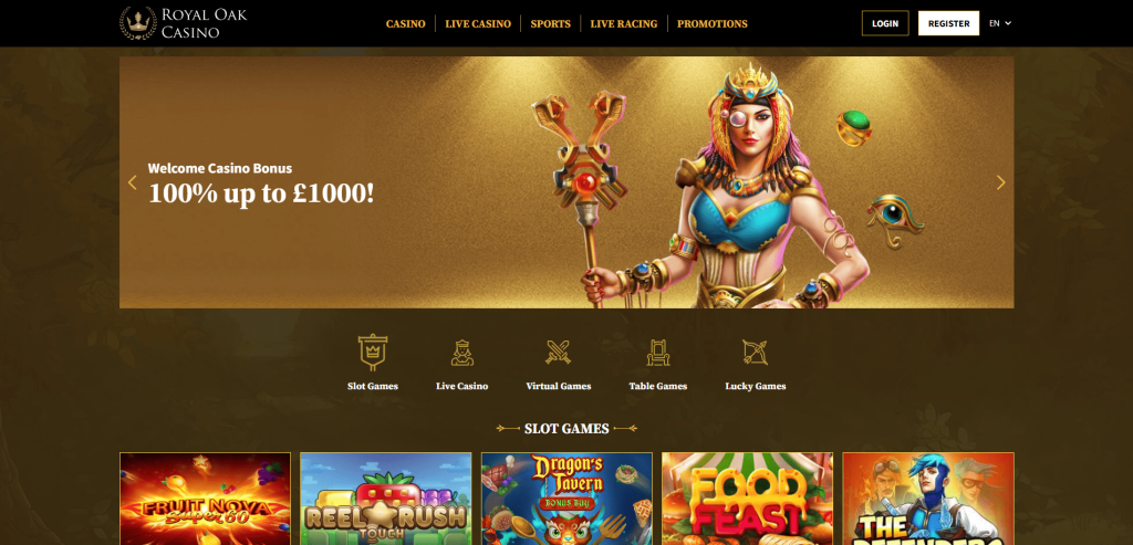 Royal Oak Casino screenshot
